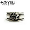 メンズ レディース リング ハート シルバーアクセサリー ギフト【GODSIZE ゴッドサイズ】HEART RING ハートリング