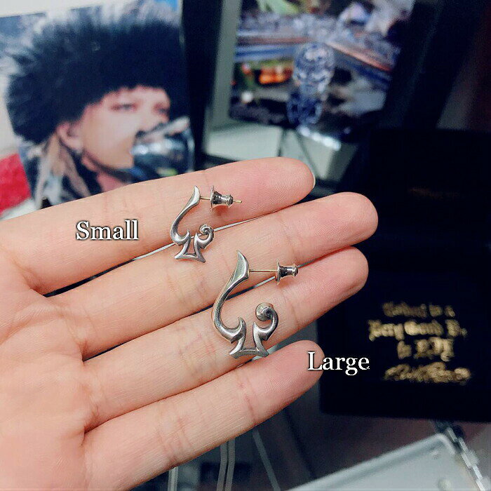 【Rat Race ラットレース】SPADE HOOP PIERCE (L) スペードピアス メンズ ピアス ブランド フープピアス メンズピアス シルバー925 ギフトの商品画像 3