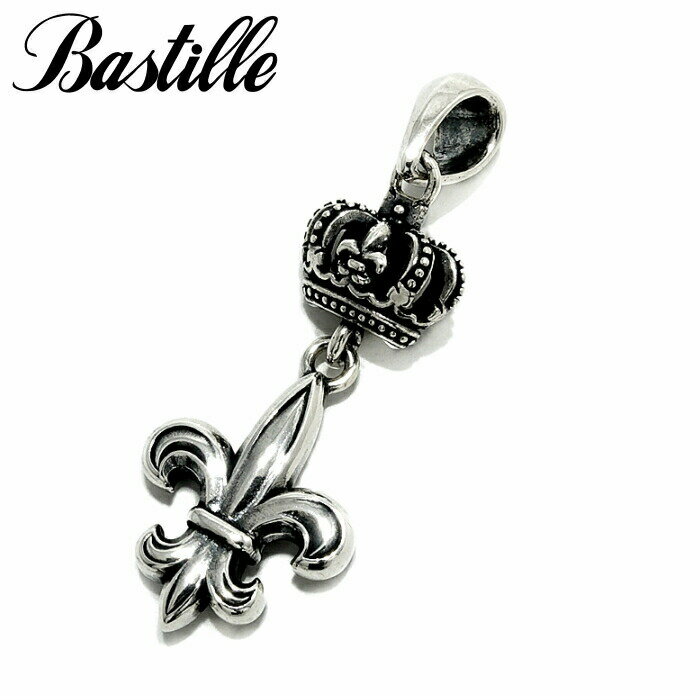 メンズ ペンダント シルバー925 ブランド 【 Bastille バスティーユ】クルチュールペンダント 百合 ユ..