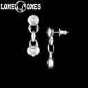 ロンワンズ 【LONE ONES ロンワンズ】K&F Link with Heart Rock Earring キスアンドフロー リンク ウィズ ハート ロック イヤリング シルバーアクセサリー シルバー925 Silver925 ピアス