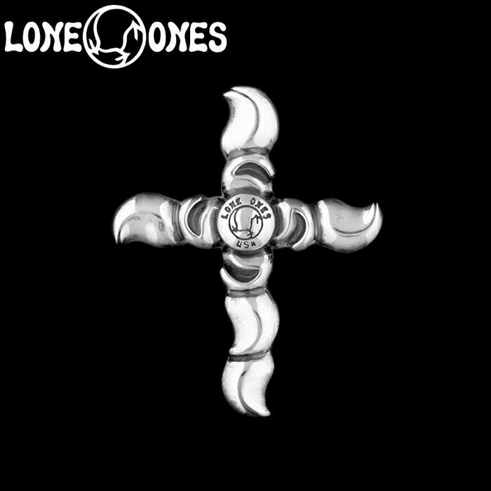 LONE ONES 󥺡Kiss&Flow Tea Cross Pendant -L- ƥ  ڥ 顼 С꡼ С925 Silver925 ȥå