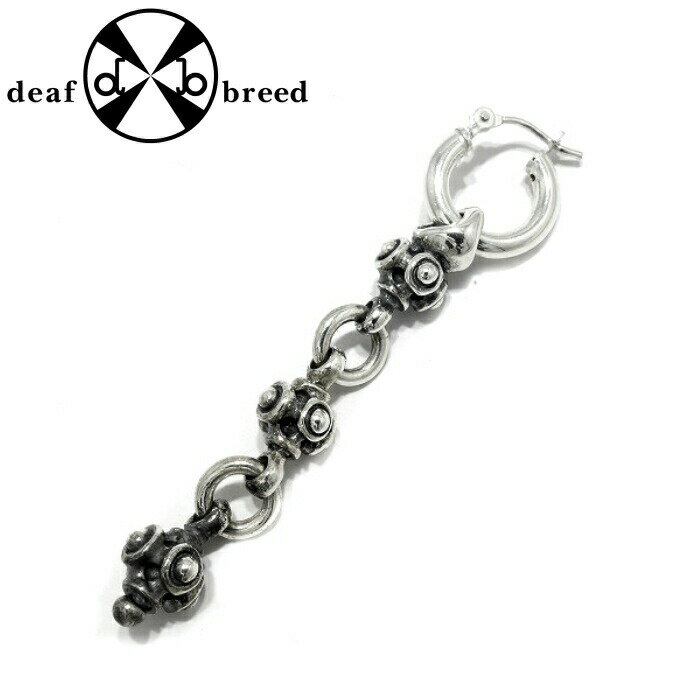【deaf breed デフブリード】p-17 メンズ ピアス ブランド シルバーアクセサリー メンズピアス ドロッ..