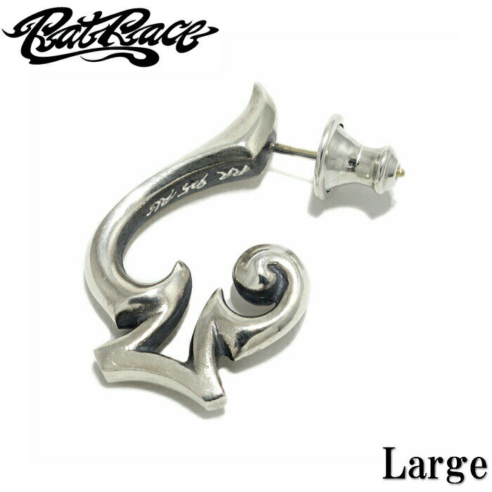 Rat Race åȥ졼SPADE HOOP PIERCE (L) ڡɥԥ  ԥ ֥ աץԥ 󥺥ԥ С925 ե