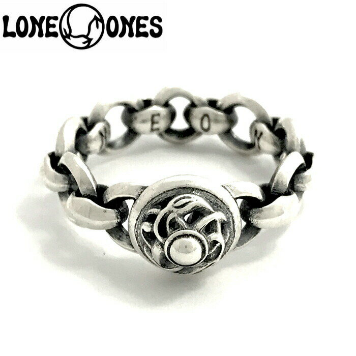 レナードカムホート 指輪 【LONE ONES ロンワンズ】Mini Silk Link with Circles ＆ Crane Dome Ring ミニシルクリンクウィズサークルアンドクレーンドーム リング レナードカムホート Leonard Kamhout