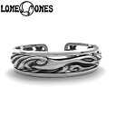 【LONE ONES ロンワンズ】Soul mate Filigree Cuff ソウルメイト フィリグリー カフ バングル花 シルバーアクセサリー シルバー925(4)