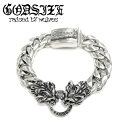 メンズ レディース 喜平 チェーンブレスレット ブランド CAT 猫 キャット シルバーアクセサリー ギフト【GODSIZE ゴッドサイズ】CHAIN BRAC...