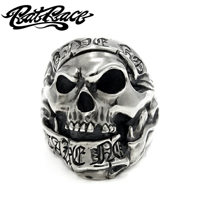 【Rat Race ラットレース】Give No Take No Skull Ring 1 ギブノーテイクノースカルリング SKULL RING シルバー925 silver925