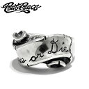 yRat Race bg[XzMessage on Ribbon Ring Narrow RIBBONRING YANZT[ Vo[925 silver925 {O