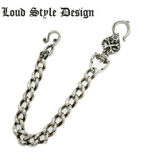 【Loud Style Design ラウドスタイルデザイン】LSD L,S,D UWC-007 ウォレットチェーン メンズアクセサリー スペード spade スカル skull