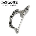 メンズ レディース ネックレス ペンダント BOW ボウ 弓 シルバーアクセサリー ギフト ブランド【GODSIZE ゴッドサイズ】ボウペンダント シルバー925 ボールチェーン付き(4)