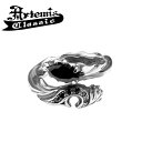メンズ リング 翼 羽根 フェザー ハート シルバーアクセサリー ブランド 【Artemis Classic アルテミスクラシック】ドラゴンハートリング ACR...