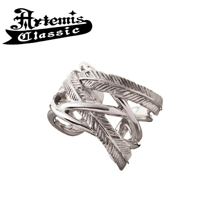 Rakuten - メンズ レディース フェザーリング リング シルバーリング 翼 フェザー 羽 シルバーアクセサリー 【Artemis Classic アルテミスクラシック】フェザーラップリング ACR0267 シルバー925 ブランド フリーサイズ