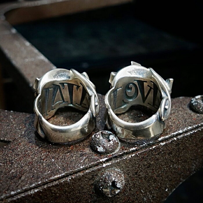 【Rat Race ラットレース】Solid Letter Ring / LOVE ソリッドレターリング 幅広 ...
