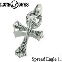 yLONE ONES YzSpread Eagle Cross (L) Custom XvbhC[ONXy_g JX^ x[t o`Jt \  Vo[ANZT[ Vo[925 Silver925