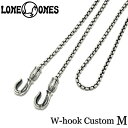 yLONE ONES YzRounded Venetian Box Chain(M) W-Hook Custom 2.2mm Eh׃l`A`F[ 16inch(C`) 18inch(C`) 20inch(C`) ʌ _utbN Vo[`F[