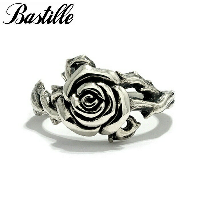 レディース リング 指輪 薔薇 シルバー925 ブランド 【 Bastille バスティーユ】プティローズリング レディース リング 薔薇 リング 薔薇リング ローズ ピンキーリング