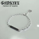 【GODSIZE ゴッドサイズ】GODSIZE I.D. TAG with #2 CHAIN BRACELET with CIRCLE / ゴッドサイズ I.D.タグ#2チェーンブレスレットウィズサークル