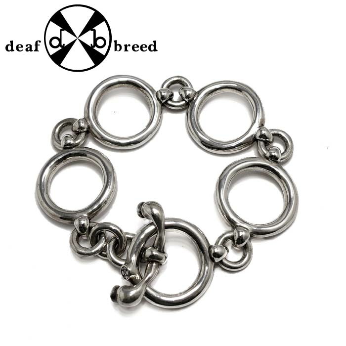 【deaf breed デフブリード】B-36 Bracelet メンズブレスレット シルバー