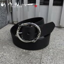 【TAUJAN/タウジャン】1811-17 2タイプ ベルト Silver/Brass シルバーバックル 革ベルト 真鍮バックル メンズベルト