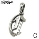 メンズ ペンダント イニシャル アルファベット ギフト 【Rat Race ラットレース】Letter Pendant (C) Uppercase Top C シルバー925 ネックレス