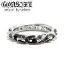 メンズ レディース リング クレーターリング ブランド SUGIZO 着用アクセサリー シンプル シルバーアクセサリー ギフト【GODSIZE ゴッドサイズ】Crater Ring silver925 細身