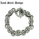 楽天シルバーアクセサリー925広島【Loud Style Design ラウドスタイルデザイン】LSD L,S,D HATE DOWN LGB003 シルバーブレスレット メンズアクセサリー シルバー925 Silver925