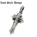 楽天シルバーアクセサリー925広島【Loud Style Design ラウドスタイルデザイン】LSD L,S,D ASH LGH001 メンズアクセサリー シルバー925 クロスペンダント Cross 十字架 シンプル チェーン付