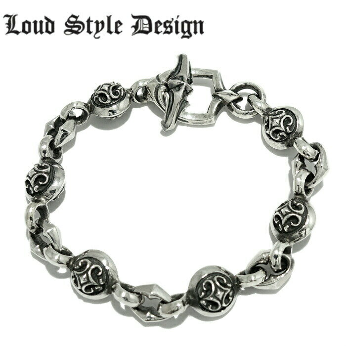 【Loud Style Design ラウドスタイルデザイン】LSD L,S,D UB-019 メンズアクセサリー クロス シルバー925 Silver925 ブレスレット
