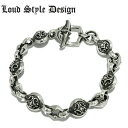 楽天シルバーアクセサリー925広島【Loud Style Design ラウドスタイルデザイン】LSD L,S,D UB-019 メンズアクセサリー クロス シルバー925 Silver925 ブレスレット