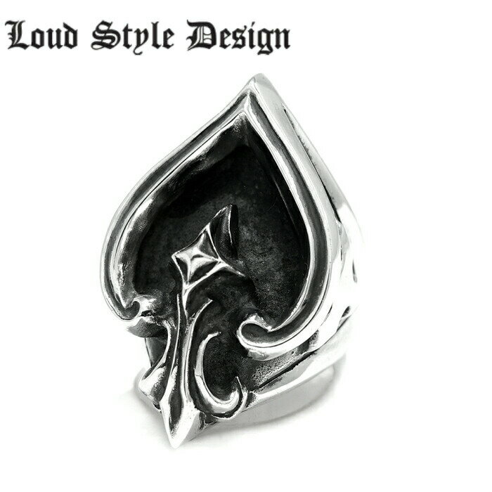 楽天シルバーアクセサリー925広島【Loud Style Design ラウドスタイルデザイン】LSD L,S,D UR-015 スペード メンズアクセサリー 百合 Lily リリー Silver925 シルバー925