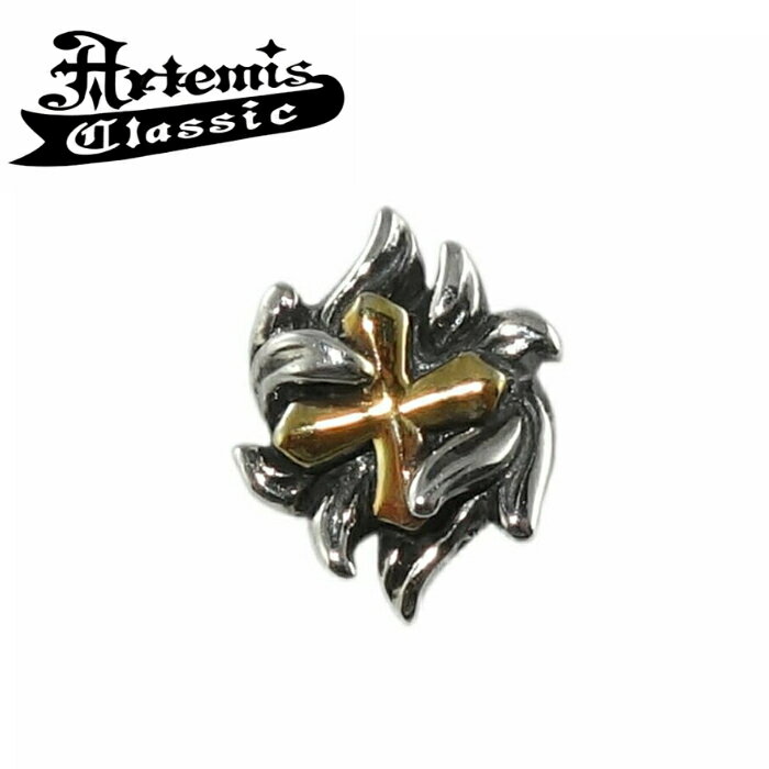 Rakuten - メンズ ピアス シルバーアクセサリー スタッドピアス クロス 十字架 羽根 ブランド シルバー925【Artemis Classic アルテミスクラシック】ラファエルスタッドピアス ACE0139 片耳分 ギフト