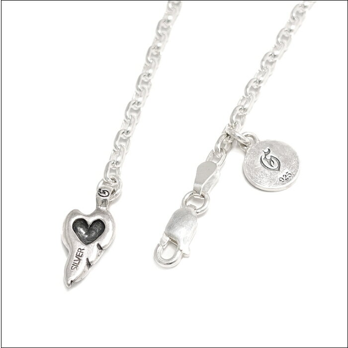 メンズ レディース アンクレット チェーンアンクレット ブランド フェザー 翼 シンプル 南京錠 パドロップ シルバーアクセサリー ギフト【GODSIZE ゴッドサイズ】#2 TINY FEATHER タイニーフェザー#2