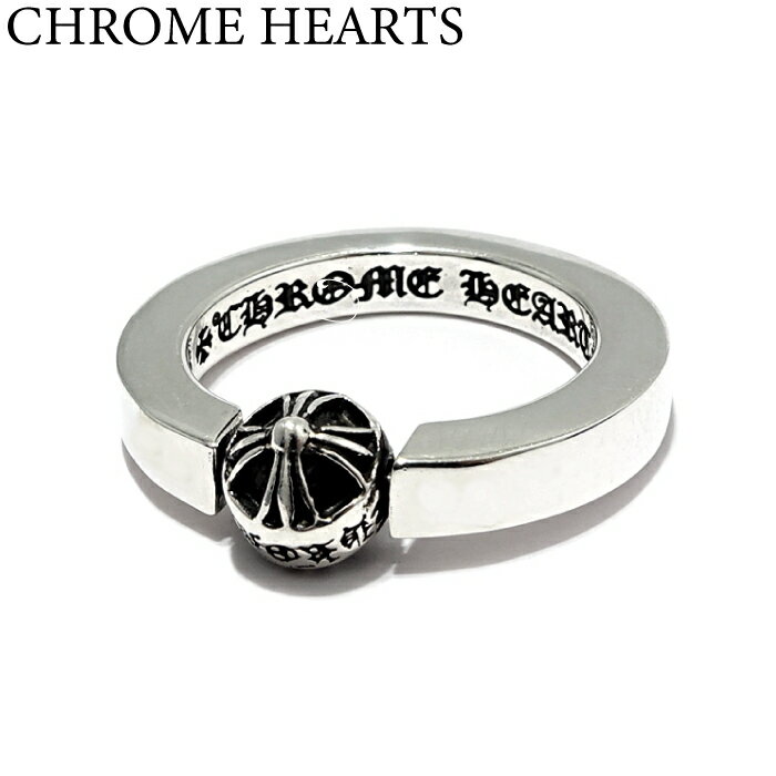 クロムハーツ 指輪 【CHROME HEARTS クロムハーツ】BEAD IN BAND ビーズ イン バンド メンズ リング