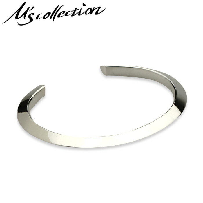 メンズ バングル シルバーアクセサリー シンプル メンズアクレサリー ブランド ギフト【M's Collection エムズコレクション】Silver925