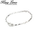 メンズ レディース ブレスレット 馬蹄 ホースシュー ジルコニア キラキラ シルバーアクセサリー ブランド【King Limo キングリモ】 CZ silver925 メンズアクセサリー シルバー925 チェーンブレスレット