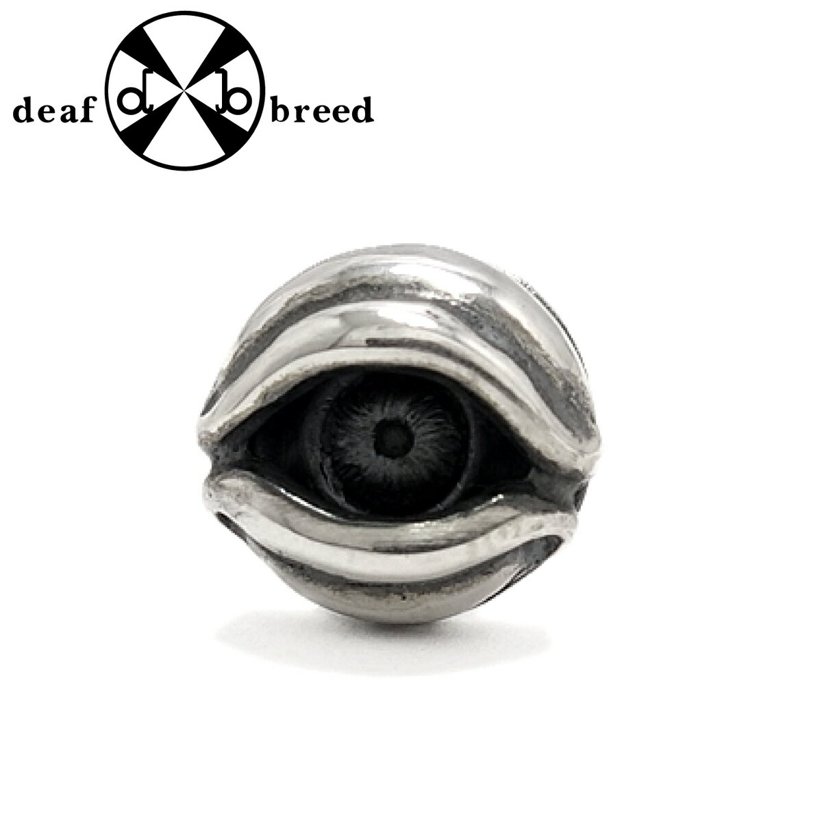 【deaf breed デフブリード】P-47 メンズ ピアス 目 シルバー925 シルバー ユニセックス シルバーアク..
