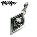 【Rat Race ラットレース】Diamond With Skull Top スカルネックレス シルバーアクセサリー シルバー925 スカルペンダント Silver925 R.A.W Rat Another World