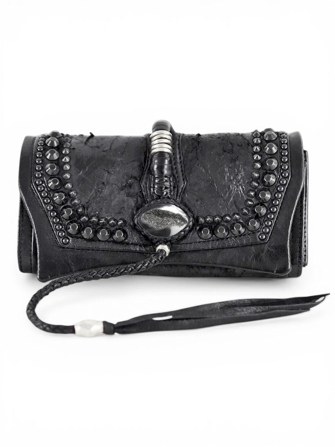 Rakuten - 【KMRii ケムリ】2301-W01 WB-Druzy Black ウォレット 財布 モード ファッション小物
