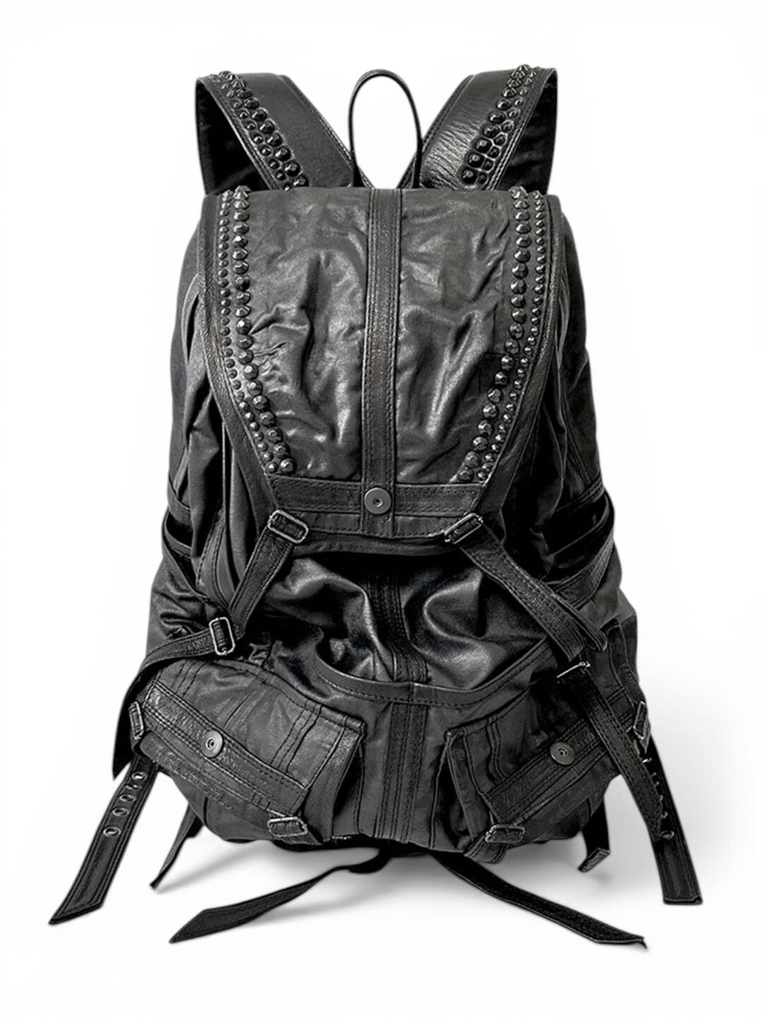 Rakuten - 【KMRii ケムリ】2402-BG01 Coating Canvas Backpack 02 バックパック