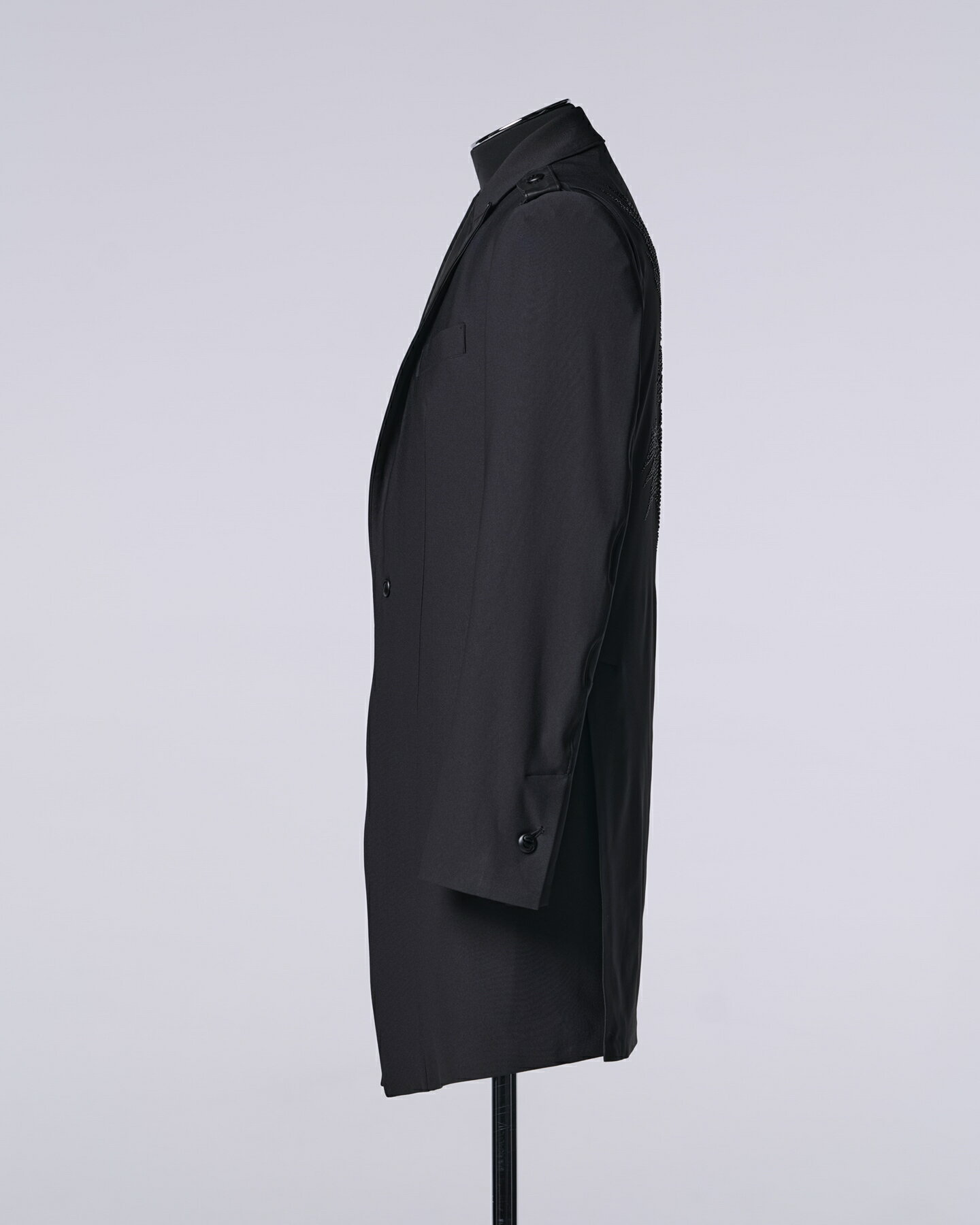 先行予約9-10月入荷予定OE-SGZ-HJ03-950 Peacked Long Jacketピークドラペルロングジャケット ブラック 5/20締切