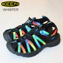 【返品交換送料無料】KEEN キーン ウィメンズ WHISPER ウィスパー Original Tie Dye オリジナル タァイ ダイ アウトドア フェス 靴 サンダル シューズ スニーカー レディース タイダイ