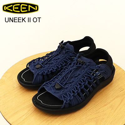 ★5/23-27★P最大38倍！要エントリー★KEEN キーン UNEEK II OT ユニーク ツー オーティー Naval Academy/Black ネイバル アカデミー/ブラック サンダル 靴 スニーカー シューズ アウトドア キャンプ コンフォートメンズ