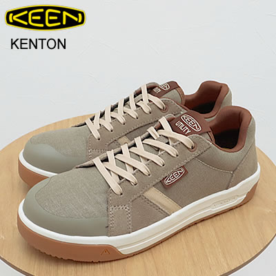 【返品交換送料無料】KEEN キーン KENTON ケントン ワークシューズ Brindle/Gum ブリンドル/ガム 靴 スニーカー シューズ 安全靴 アウトドア ウォーキング タウンシューズ メンズ