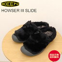 ★最大100%ポイントバック!?要エントリー★【返品交換送料無料】KEEN キーン レディース HOWSER III SLIDE ハウザー スリー スライド BLACK/CANTEEN ブラック/キャンティーン クロッグ スリップオン 靴 スニーカー シューズ アウトドア キャンプ コンフォート