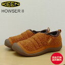 ★最大100%ポイントバック!?要エントリー★【返品交換送料無料】KEEN キーン レディース HOWSER II ハウザーツー ROASTED PECAN/CURRY ローステッドピーカン/カリー スリップオン 靴 スニーカー シューズ アウトドア キャンプ コンフォート