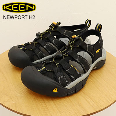 KEEN キーン NEWPORT H2 ニューポート エイチツー BLACK ブラック(1001907) アウトドア フェス 靴 サンダル シューズ スニーカー