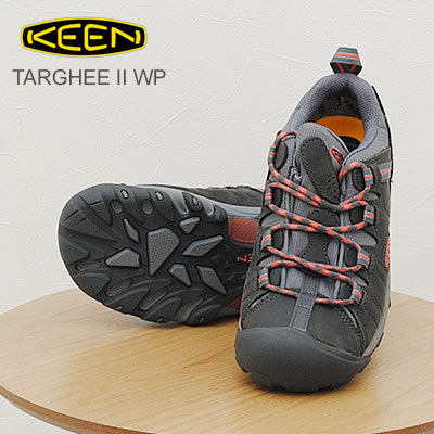 ★5/23-27★P最大38倍！要エントリー★【返品交換送料無料】KEEN キーン レディース TARGHEE II WP ターギー2 ウォータープルーフ MAGNET/CORAL マグネット/コーラル ブーツ 靴 スニーカー シューズ 防水 アウトドア トレッキング ハイキング フェス