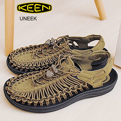 ★11/25限定!P最大40倍&最大100%ポイントバック!?【返品交換送料無料】KEEN キーン UNEEK ユニーク DARK OLIVE/BLACK ダー...