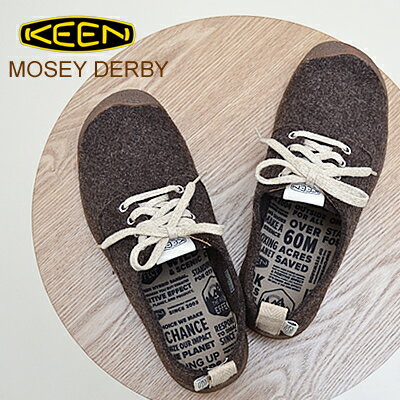 ★5/18限定！ポイント100％バック!?要エントリー★★30％OFF★KEEN キーン MOSEY DERBY モージーダービー BROWN FELT/BIRCH ブラウンフェルト/バーチ 靴 スニーカー シューズ アウトドア キャンプ コンフォート