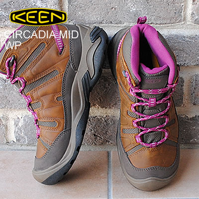 KEEN キーン レディース CIRCADIA MID WP サーカディア ミッド ウォータープルーフ SYRUP/BOYSENBERRY シロップ/ボイセンベリー ブーツ 靴 スニーカー シューズ 防水 アウトドア トレッキング ハイキング フェス